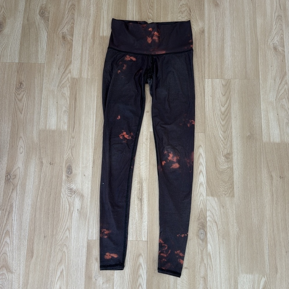 Teeki Black Leggings with Colorful Skull Design - Picture 3 of 4
